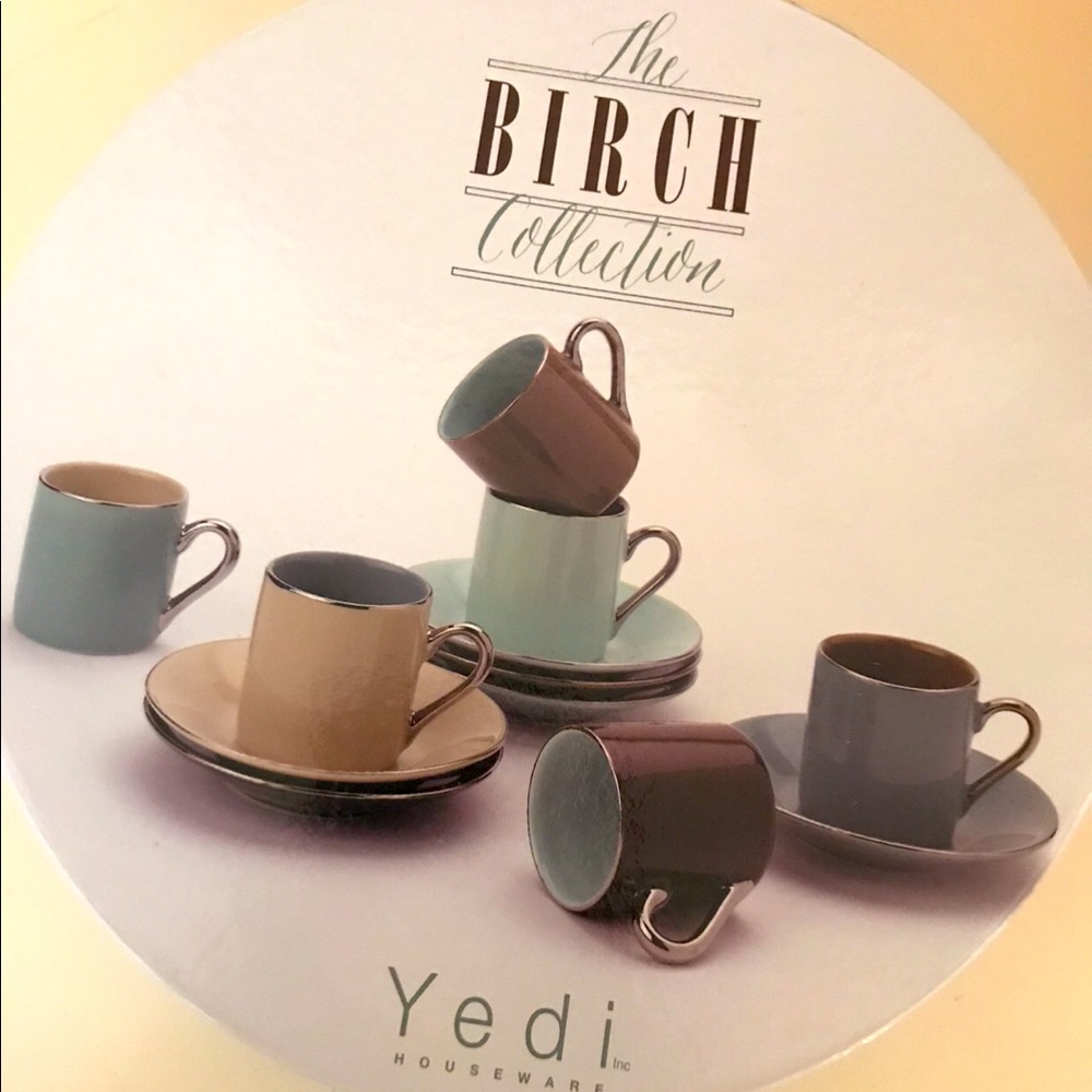 Espresso 6 mugs set with box